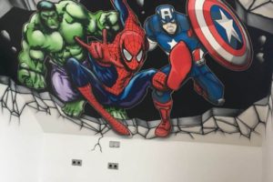 Marvels Avengers Captain America, Hulk, Spiderman