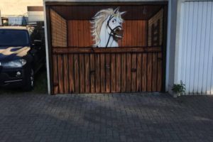 Garage Pferd Wesel